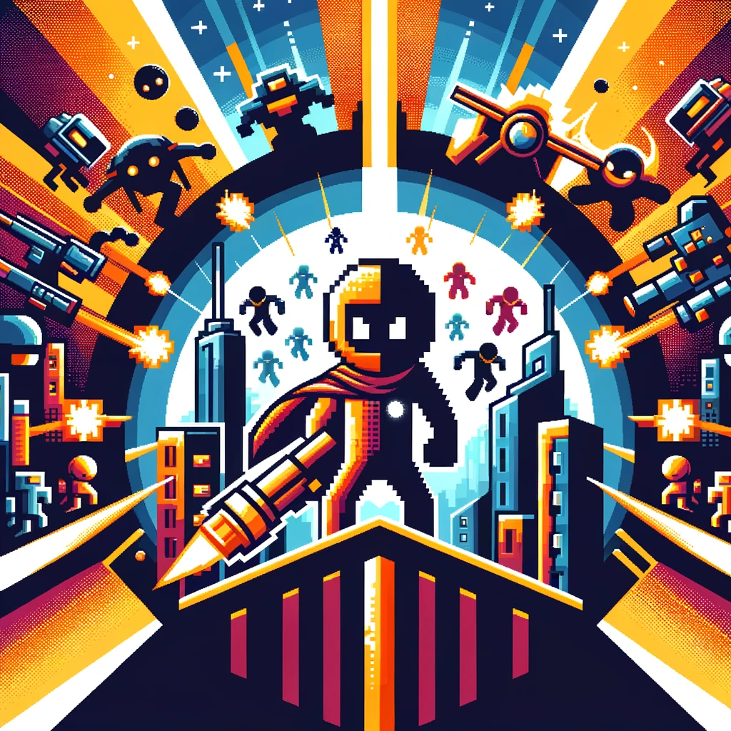 Pixel Patrol Game Art