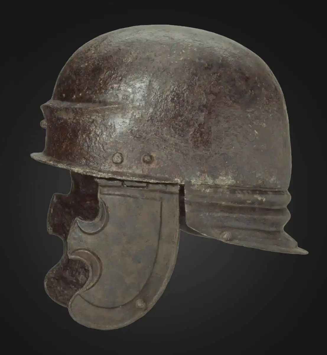 Ancient centurion helmet