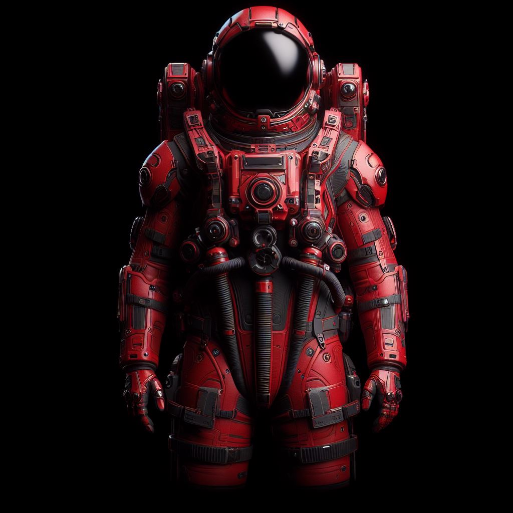 Red Space Suit