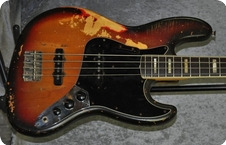 Picture of a Fender Jazz Bass guitar from 1973